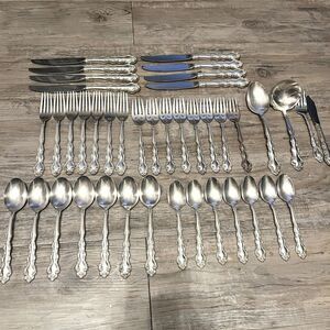 Modern Baroque by Community Oneida Silverplate Flatware Service ~8 41 Pieces